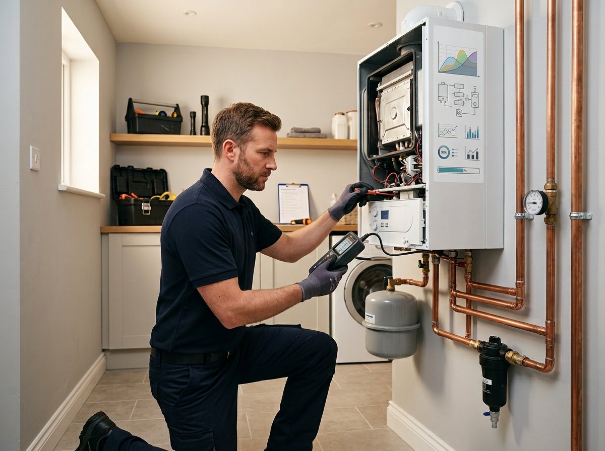 Precision boiler and heating installation by T&H Plumbing