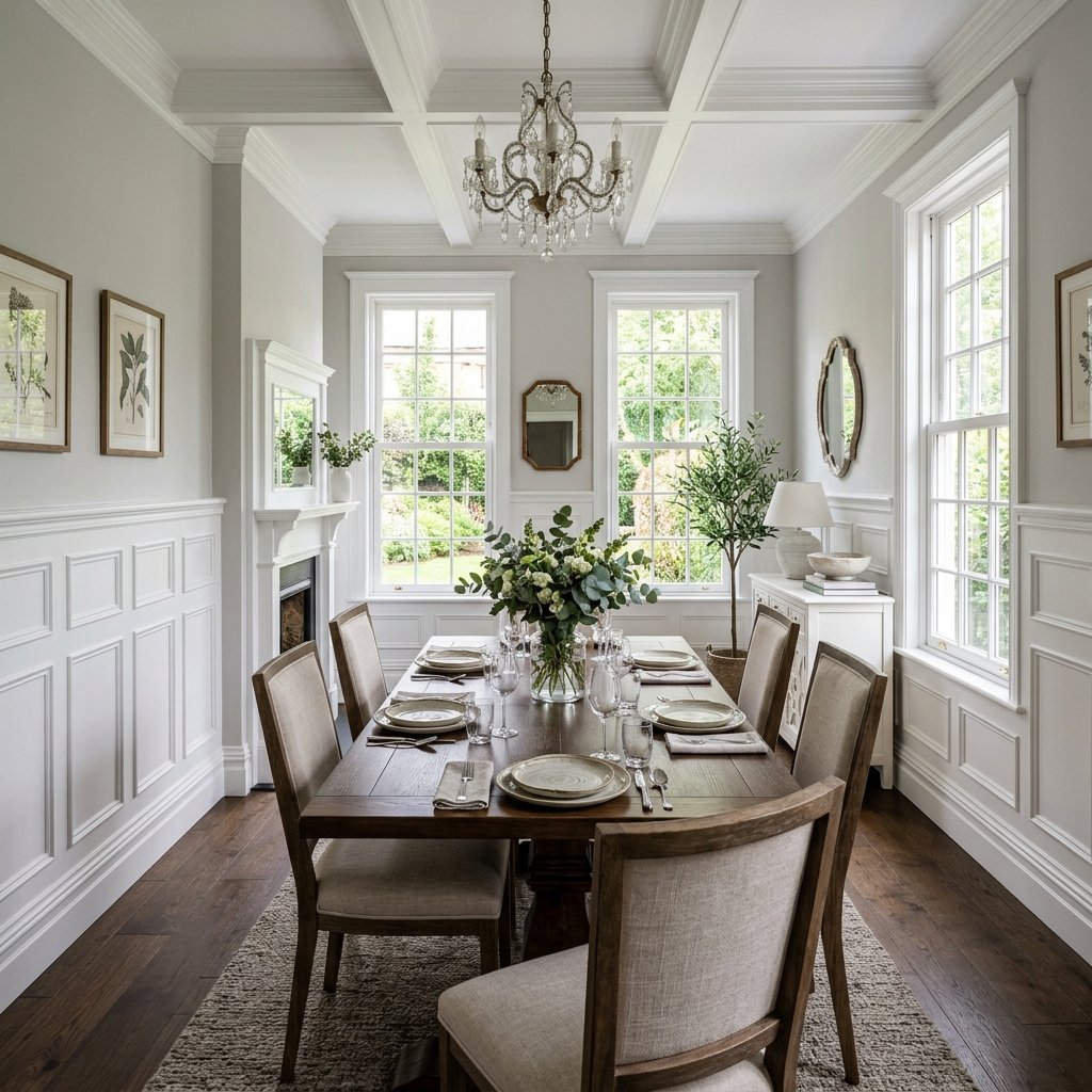Wainscoting detail work